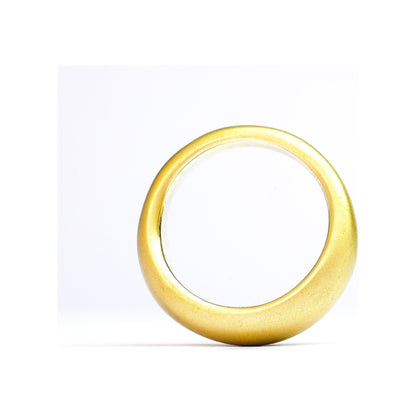 Handcrafted with care and precision, this exquisite gold band is the perfect Its timeless design and superior craftsmanship make it a truly exceptional piece. Add a touch of elegance and sophistication to your jewelry collection with this stunning handmade band.Organic shape textured or smooth with refined curves define this comfortable band.