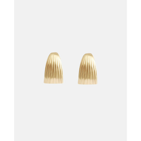 Perfect simple and delicate hand carved Plume Stud earrings, that gently curve around the lobe.Perfect simple and delicate hand carved Plume Stud earrings, that gently curve around the lobe.  Customization Option - The 14k gold Plume stud earrings  available in 14k white Gold, 14k Yellow gold and !4k rose gold  